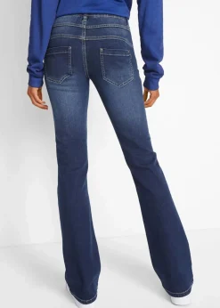 Sale Bootcut Jeans Mid Waist, Stretch Damen Jeans|Kurzgrößen