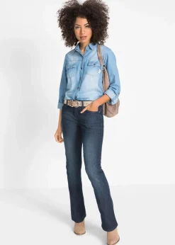 Best Bootcut Jeans Mid Waist, Stretch Damen Kurzgrößen|Bekleidung·Shirts & Tops