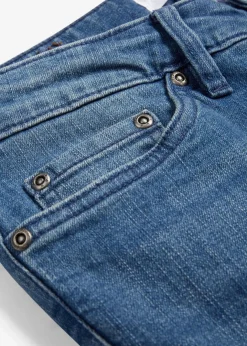 Damen bonprix Jeans|Kurzgrößen|Bootcut Jeans Mid Waist, Stretch