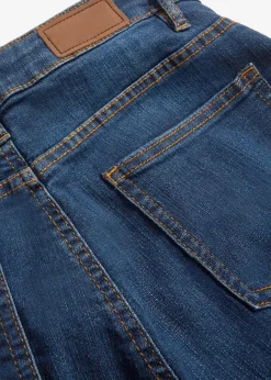 Damen bonprix Kurzgrößen|Bekleidung·Shirts & Tops|Bootcut Jeans Mid Waist, Stretch