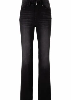 Damen bonprix Bekleidung·Shirts & Tops|Jeans|Bootcut Jeans Mid Waist, Shaping