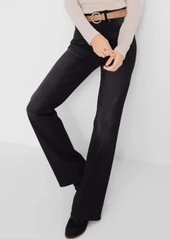 Damen bonprix Bekleidung·Shirts & Tops|Jeans|Bootcut Jeans Mid Waist, Shaping