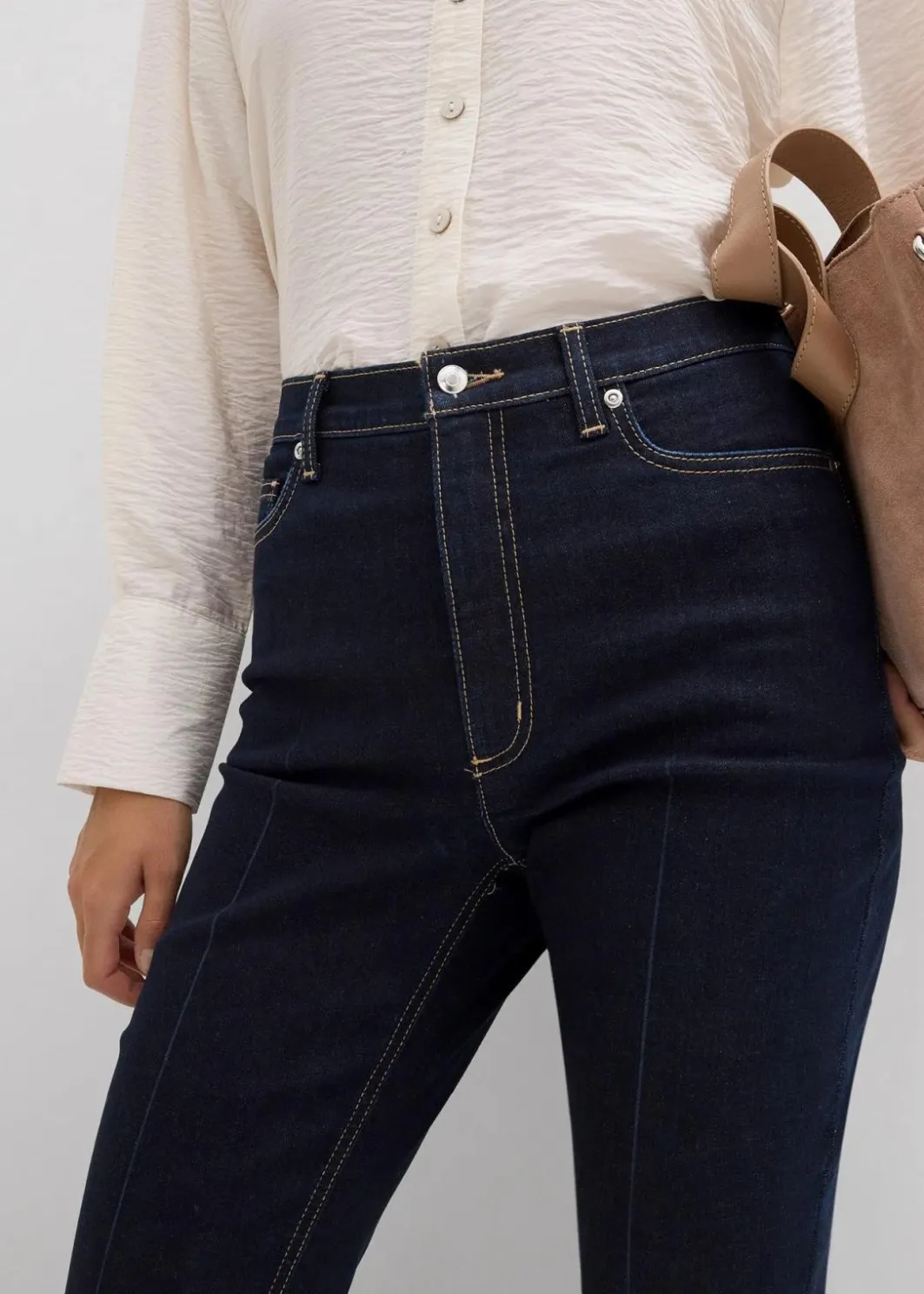 Damen bonprix Bekleidung·Shirts & Tops|Jeans|Bootcut-Jeans High Waist