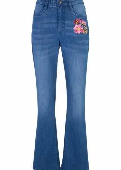 Damen bonprix Bekleidung·Shirts & Tops|Jeans|Bootcut-Jeans High Waist, Bequembund
