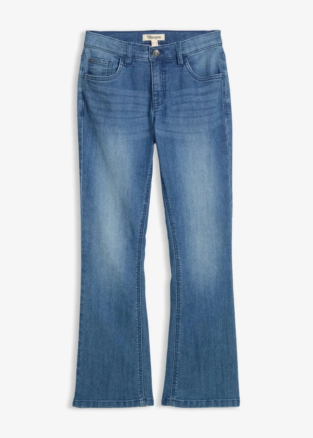 Outlet Bootcut-Jeans Low Waist Kinder Mädchen 9-16 Jahre·Jeans