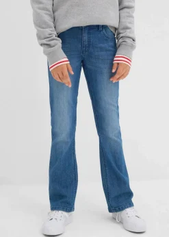 Outlet Bootcut-Jeans Low Waist Kinder Mädchen 9-16 Jahre·Jeans