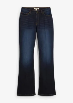 Damen bonprix Jeans|Bekleidung·Shirts & Tops|Bootcut-Jeans Mid Waist