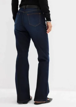 Damen bonprix Jeans|Bekleidung·Shirts & Tops|Bootcut-Jeans Mid Waist