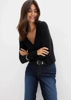 Damen bonprix Jeans|Bekleidung·Shirts & Tops|Bootcut-Jeans Mid Waist