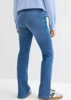 New Bootcut-Jeans Mid Waist Kinder Mädchen 9-16 Jahre·Jeans