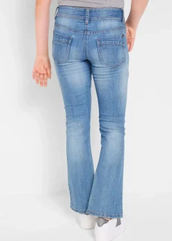 Kinder bonprix Mädchen 9-16 Jahre·Jeans|Bootcut-Jeans Mid Waist