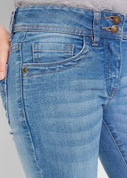 Kinder bonprix Mädchen 9-16 Jahre·Jeans|Bootcut-Jeans Mid Waist