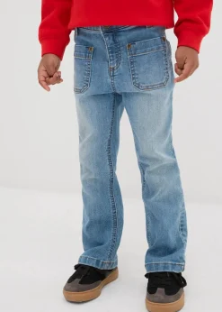 Discount Bootcut-Jeans Mid Waist Kinder Mädchen 2-8 Jahre·Jeans & Hosen