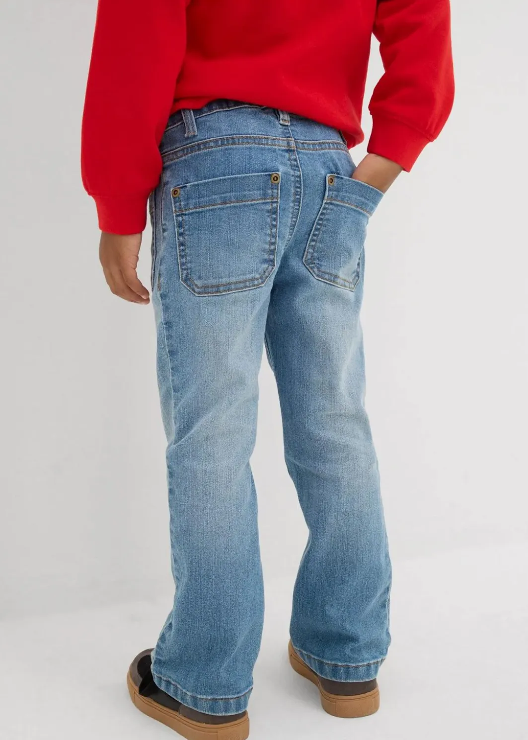 Discount Bootcut-Jeans Mid Waist Kinder Mädchen 2-8 Jahre·Jeans & Hosen