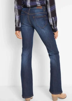 Sale Bootcut-Jeans Mid Waist, Komfort-Stretch Damen Jeans|Kurzgrößen