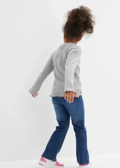 Sale Bootcut-Jeans Mid Waist mit Bequembund Kinder Mädchen 2-8 Jahre·Jeans & Hosen