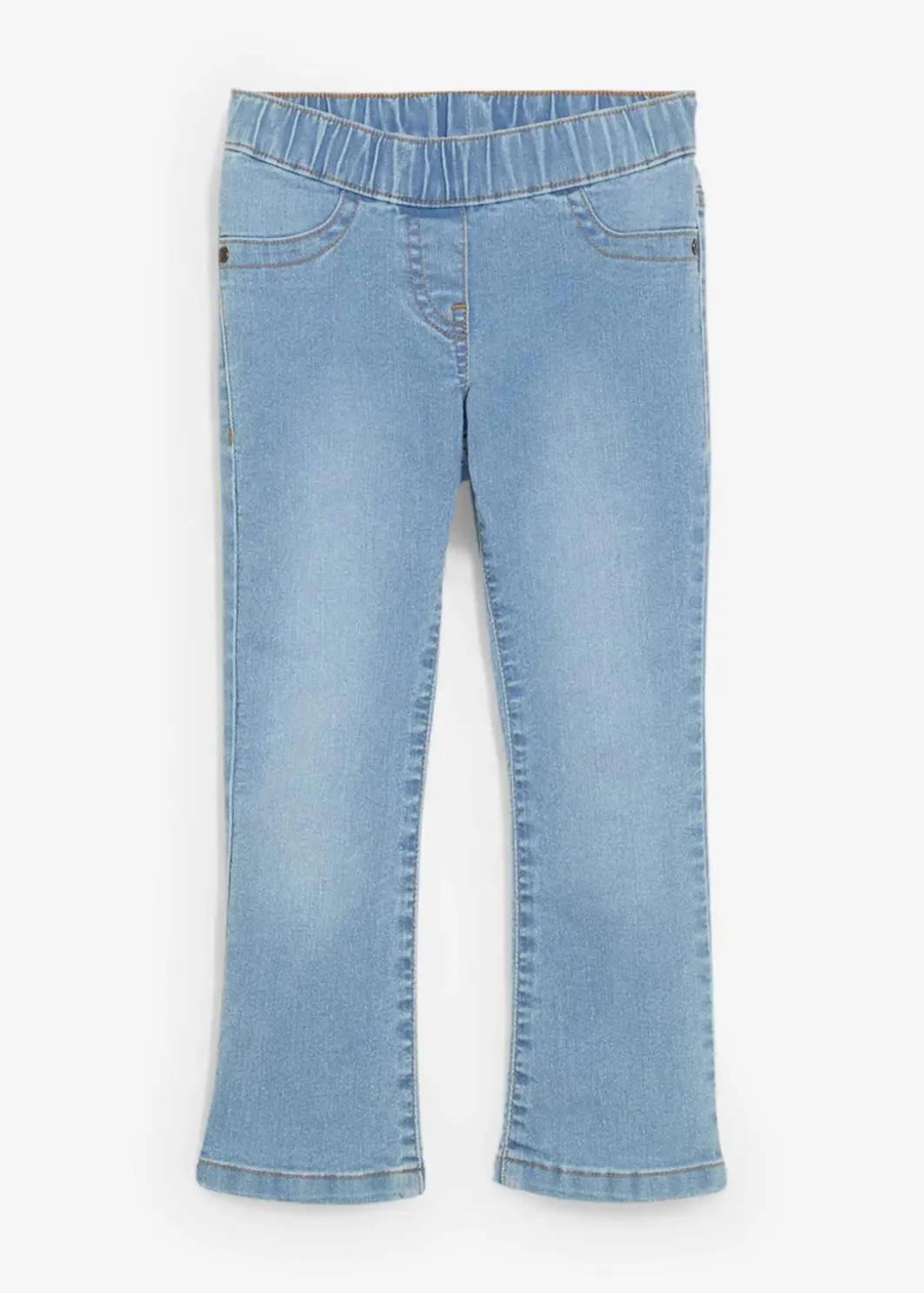Bootcut-Jeans Mid Waist mit Bequembund Kinder Mädchen 2-8 Jahre·Jeans & Hosen