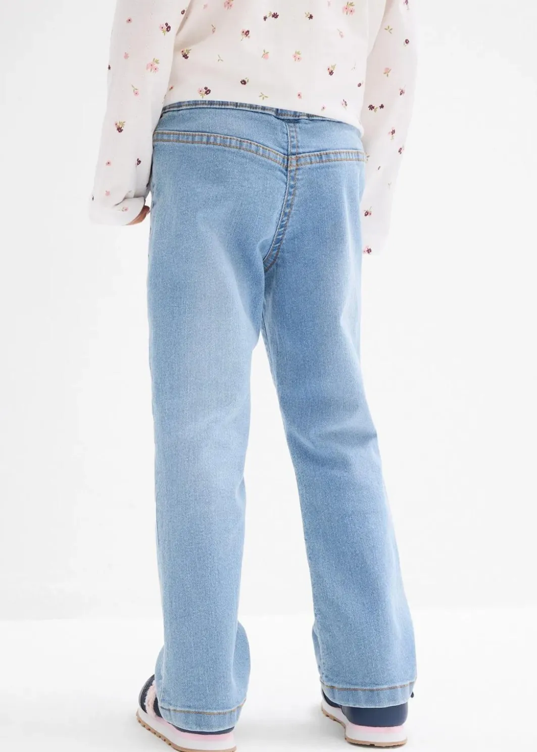 Bootcut-Jeans Mid Waist mit Bequembund Kinder Mädchen 2-8 Jahre·Jeans & Hosen