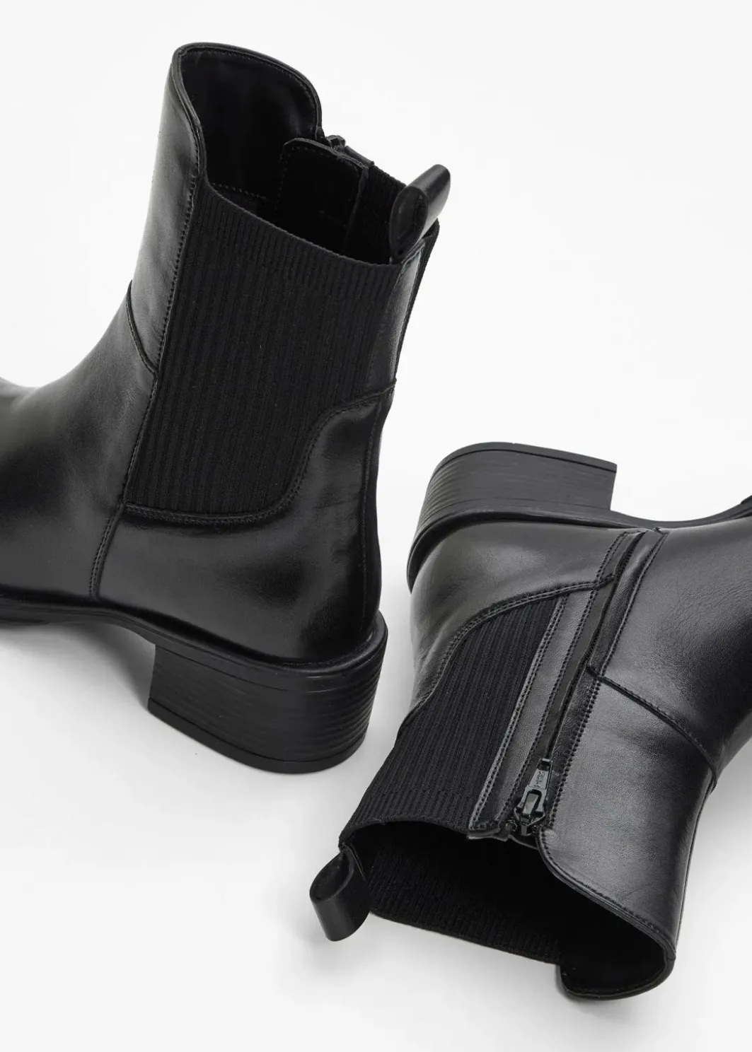 Discount Boots aus Leder Damen Gefütterte Winterschuhe|Boots