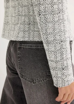 Damen bonprix Bekleidung·Umstandsmode|Bekleidung·Jeans|Bouclé Cardigan aus Baumwolle