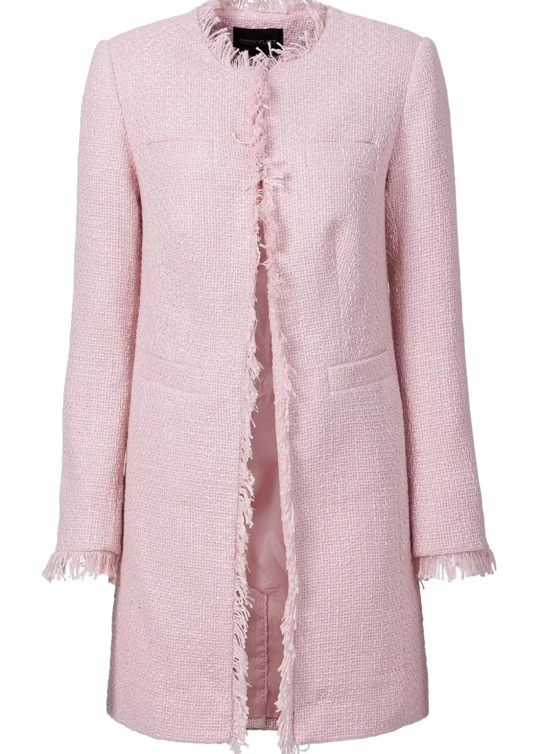 Damen bonprix Blazer|Bouclé Longblazer