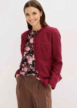 Damen bonprix Jacken & Mäntel|Bekleidung·Hosen|Bouclé-Jacke