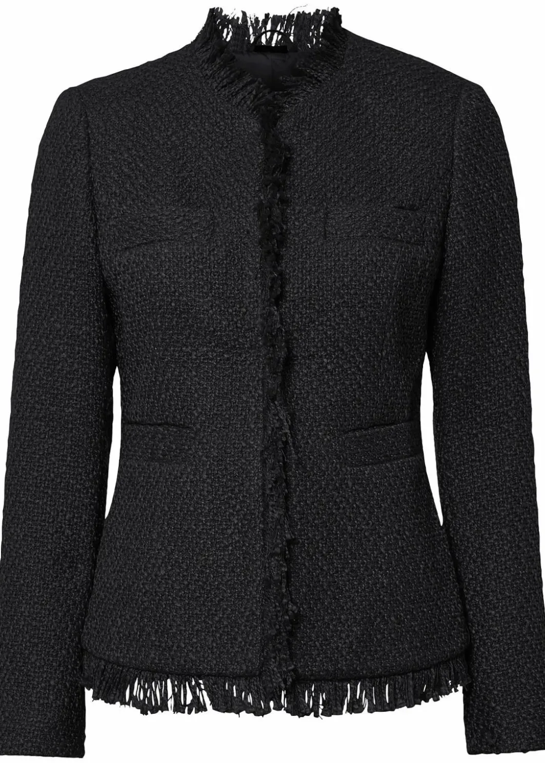 Bouclé-Jacke Damen Bekleidung·Hosen|Jacken & Mäntel