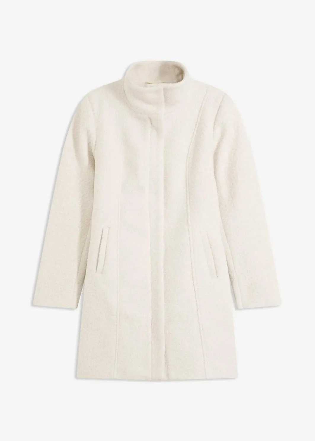 Hot Bouclé-Kurzmantel Damen Bekleidung·Hosen