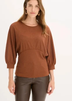 Discount Bouclé-Shirt Damen Shirts & Tops