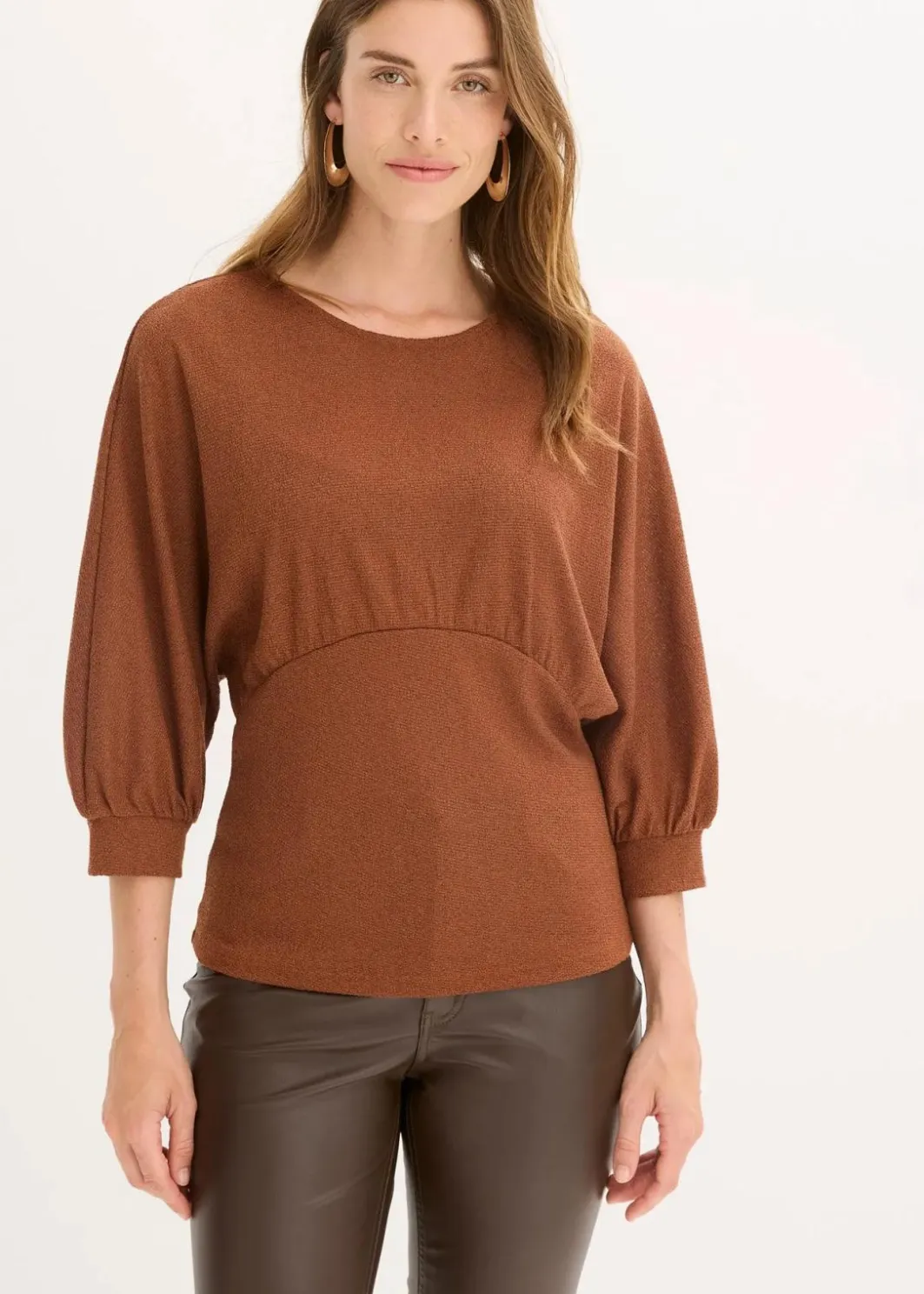 Discount Bouclé-Shirt Damen Shirts & Tops