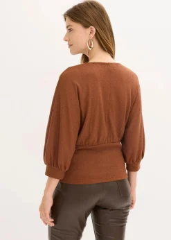Discount Bouclé-Shirt Damen Shirts & Tops