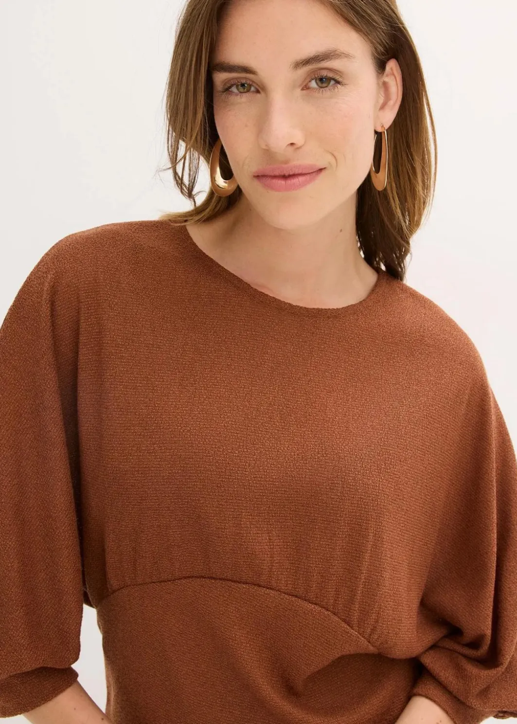 Discount Bouclé-Shirt Damen Shirts & Tops