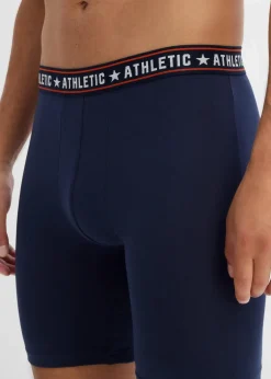 Herren bonprix Boxershorts|Große Größen|Boxershorts eng in Midi-Länge mit Baumwolle (2er Pack)
