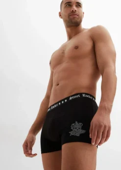 Herren bonprix Boxershorts|Große Größen|Boxershorts eng mit Baumwolle (3er Pack)