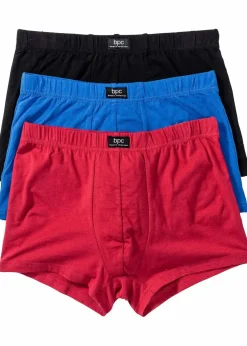 Herren bonprix Wäsche|Große Größen|Boxershorts eng mit Baumwolle (3er Pack)