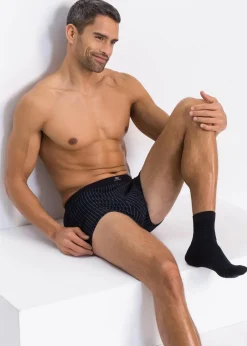 Herren bonprix Boxershorts|Große Größen|Boxershorts eng mit Baumwolle (3er Pack)