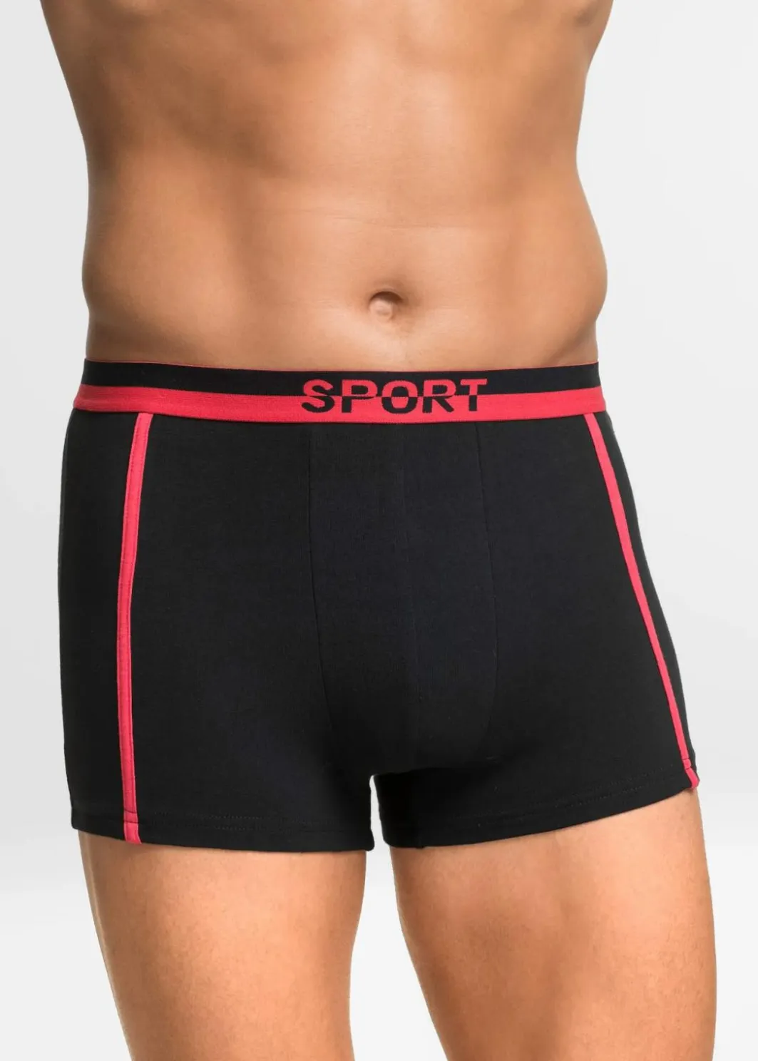 Herren bonprix Boxershorts|Große Größen|Boxershorts eng mit Baumwolle (3er Pack)