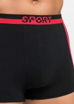 Herren bonprix Boxershorts|Große Größen|Boxershorts eng mit Baumwolle (3er Pack)