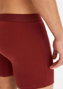 Best Boxershorts eng, mittellang mit Bio-Baumwolle (3er Pack) Herren Boxershorts|Große Größen