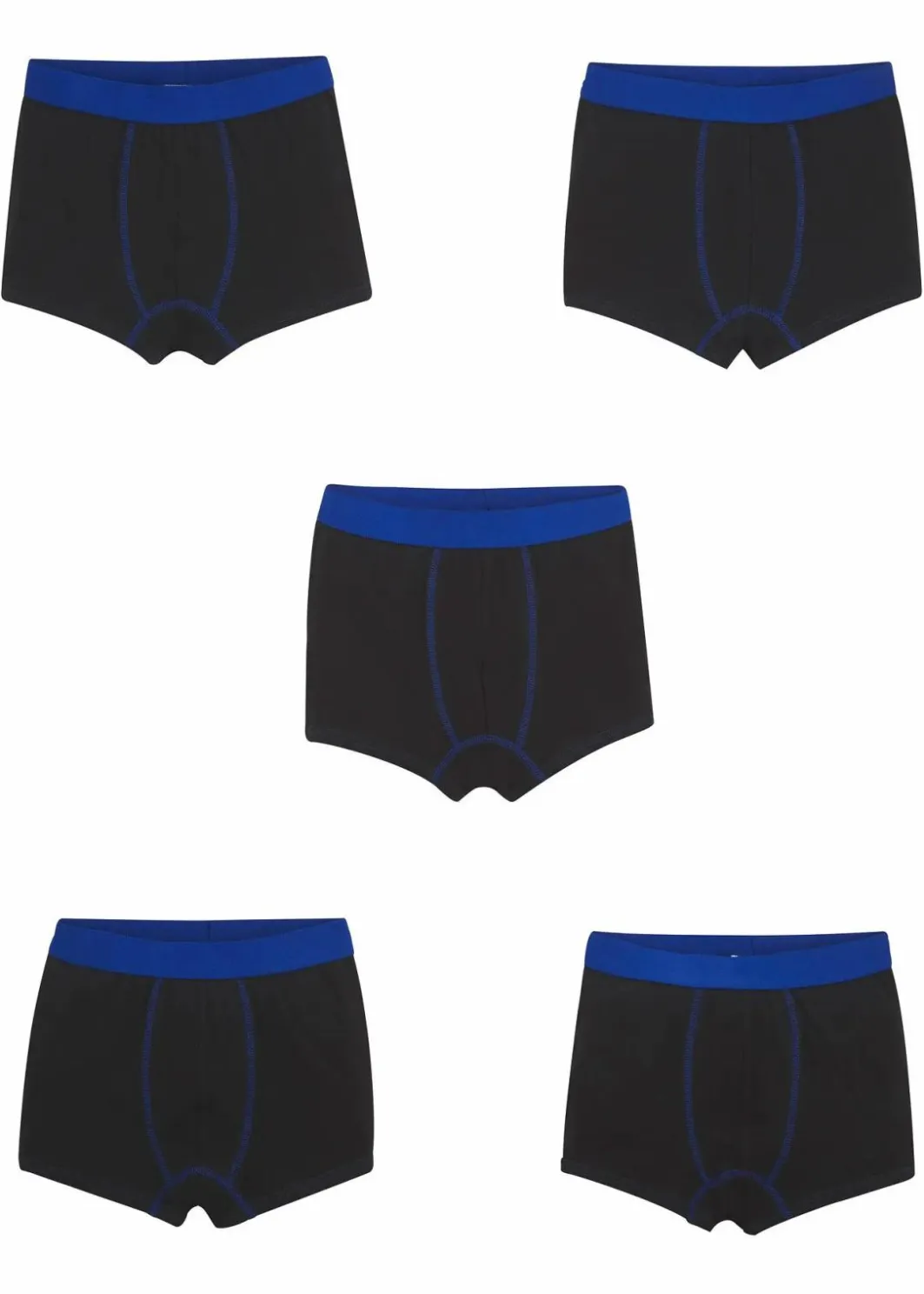 Kinder bonprix Mehrfachpacks|Jungen·Unterwäsche|Boxershorts mit weicher Baumwolle (5er-Pack)
