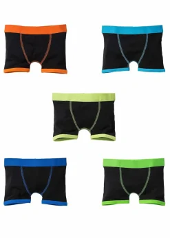 Kinder bonprix Mehrfachpacks|Jungen·Unterwäsche|Boxershorts mit weicher Baumwolle (5er Pack)