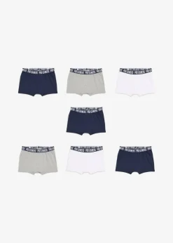 Kinder bonprix Mehrfachpacks|Jungen·Unterwäsche|Boxershorts mit weicher Baumwolle (7er Pack)
