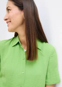 Hot Boxy Bluse aus leichtem Crêpe Damen Blusen & Tuniken|Bekleidung·Jacken & Mäntel