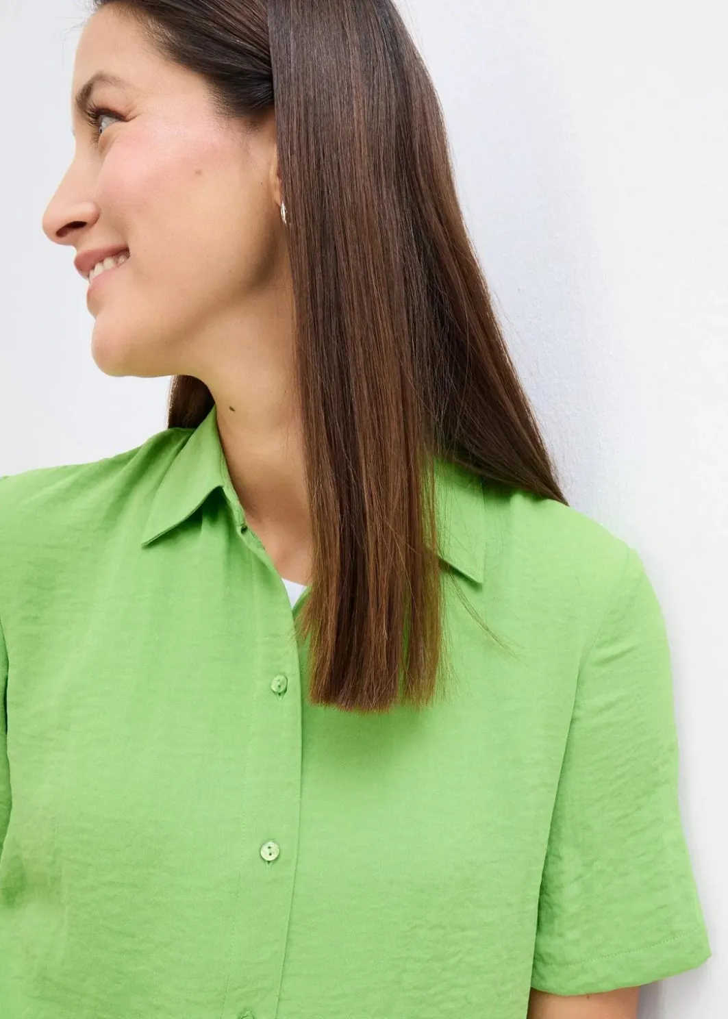 Hot Boxy Bluse aus leichtem Crêpe Damen Blusen & Tuniken|Bekleidung·Jacken & Mäntel