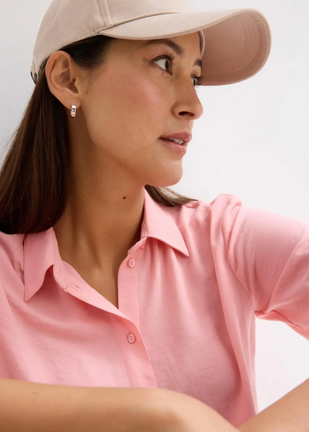 Online Boxy Bluse aus leichtem Crêpe Damen Bekleidung·Jacken & Mäntel|Blusen & Tuniken
