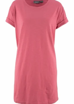 Clearance Boxy-Longshirt mit kurzen Ärmeln Damen Shirts & Tops|Basics
