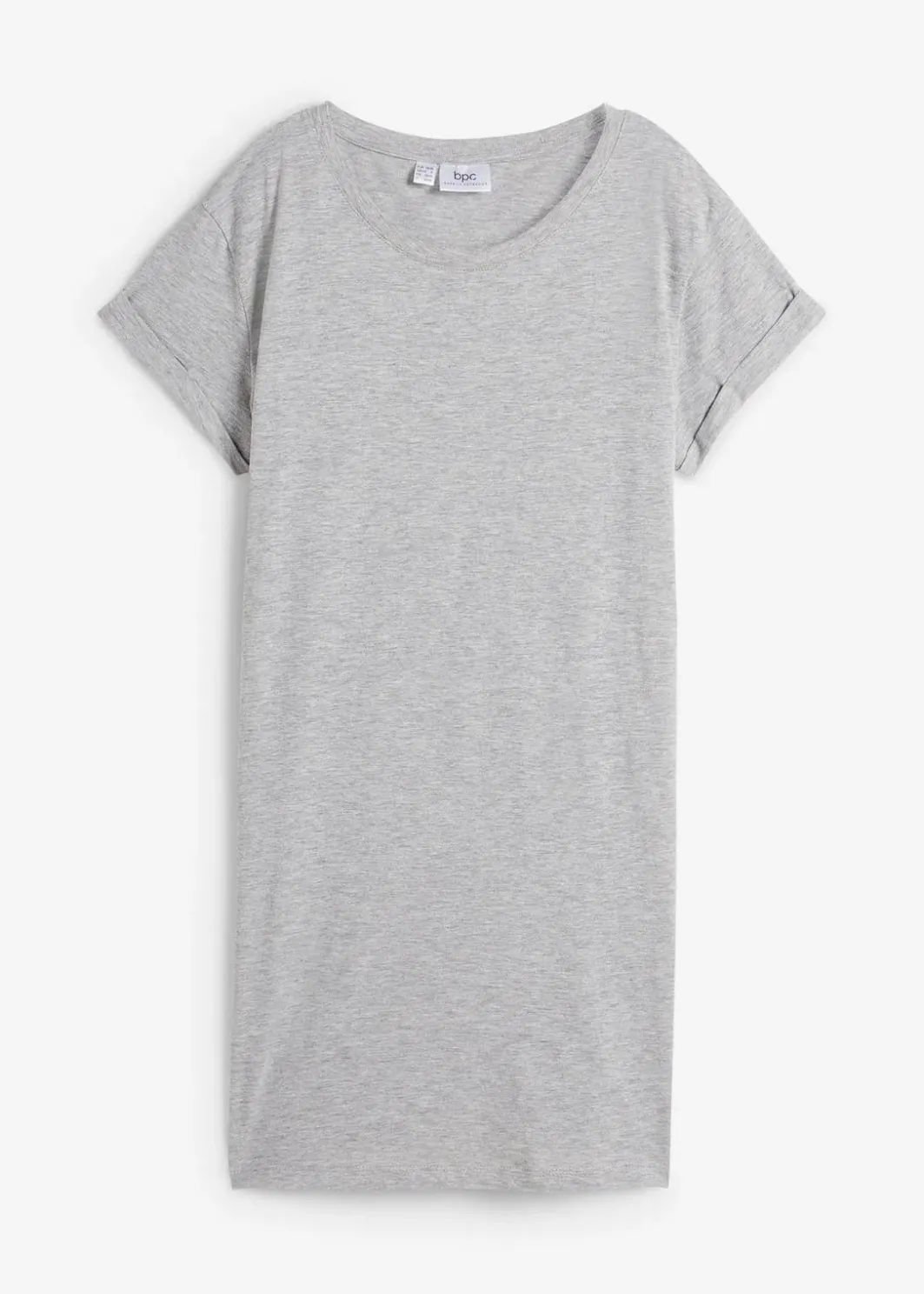 Damen bonprix Shirts & Tops|Basics|Boxy-Longshirt mit kurzen Ärmeln