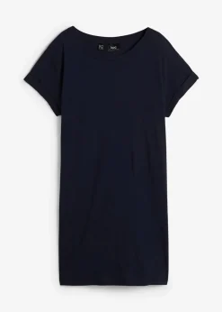 Discount Boxy-Longshirt mit kurzen Ärmeln Damen Shirts & Tops|Basics