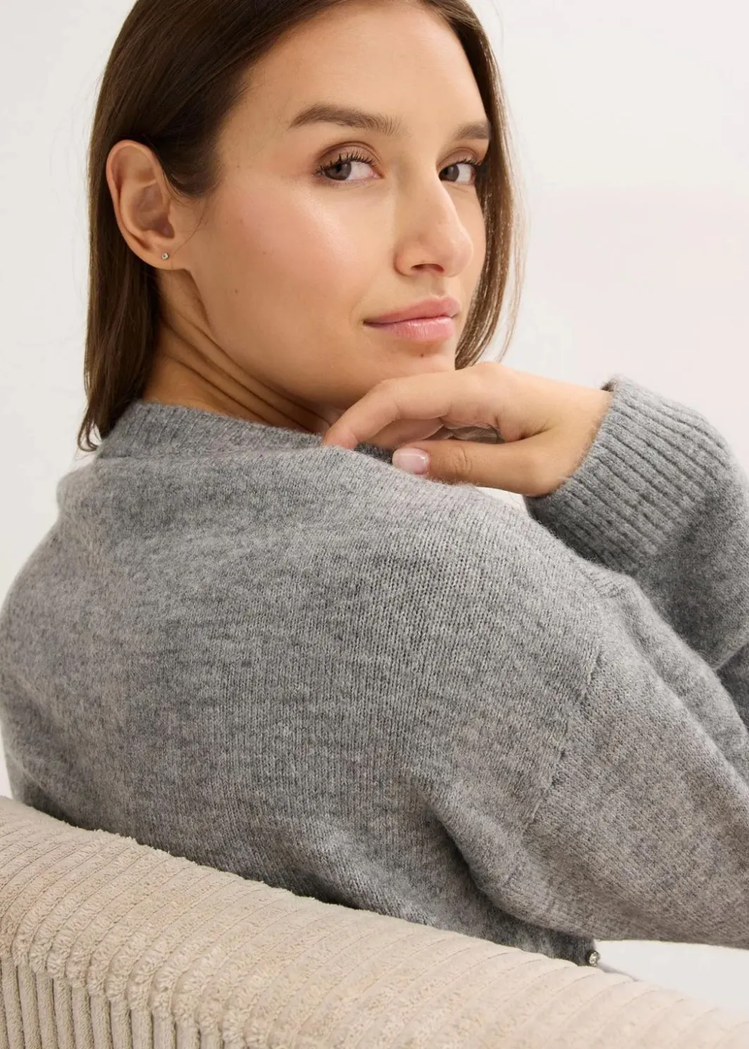 New Boxy-Pullover Damen Bekleidung·Umstandsmode|Strickmode