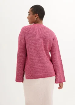 Damen bonprix Bekleidung·Umstandsmode|Strickmode|Boxy-Pullover aus Rippstrick